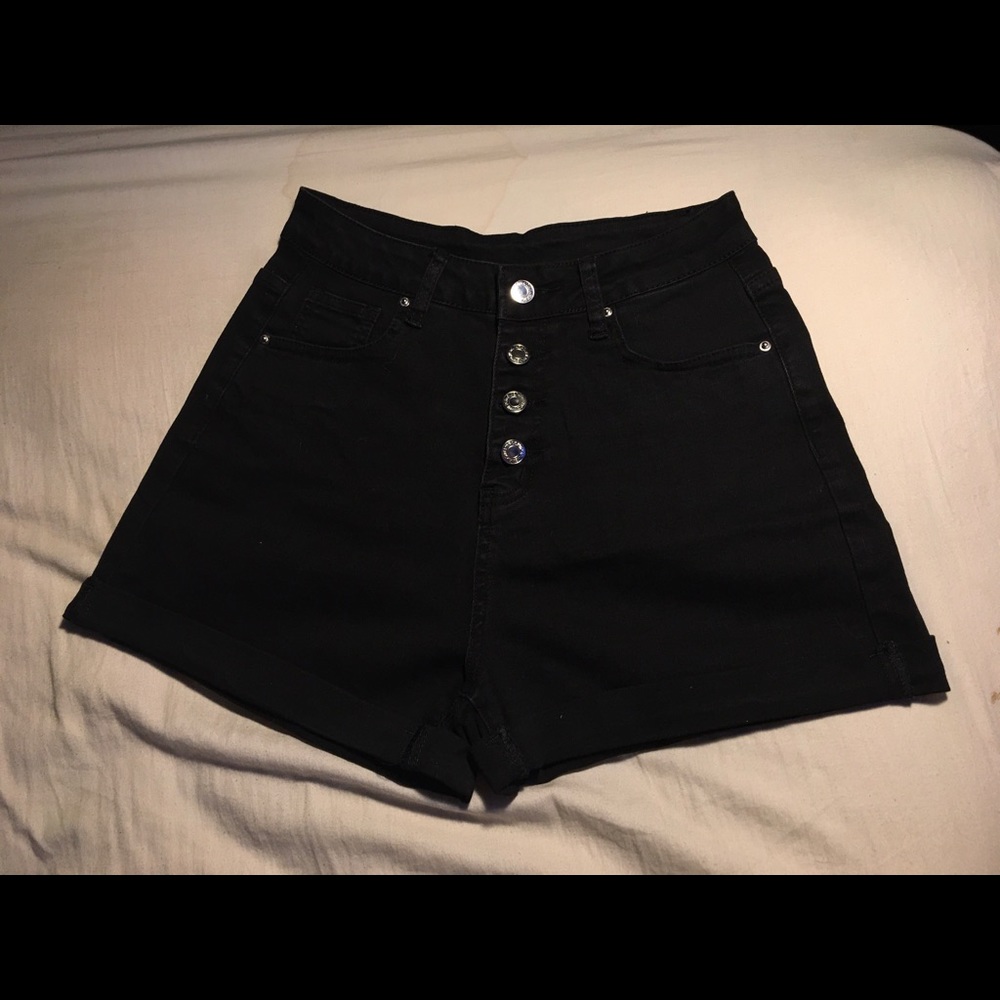 Women's Black Denim Shorts size 4
